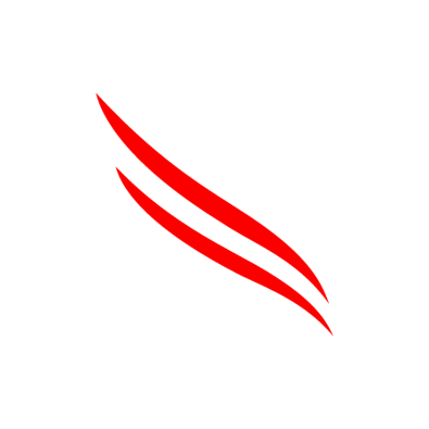 Icono de CrowdStrike actualizado, la pluma roja sobre fondo blanco.