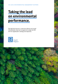 Taking the lead on environmental performance