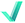 Blue tick symbol