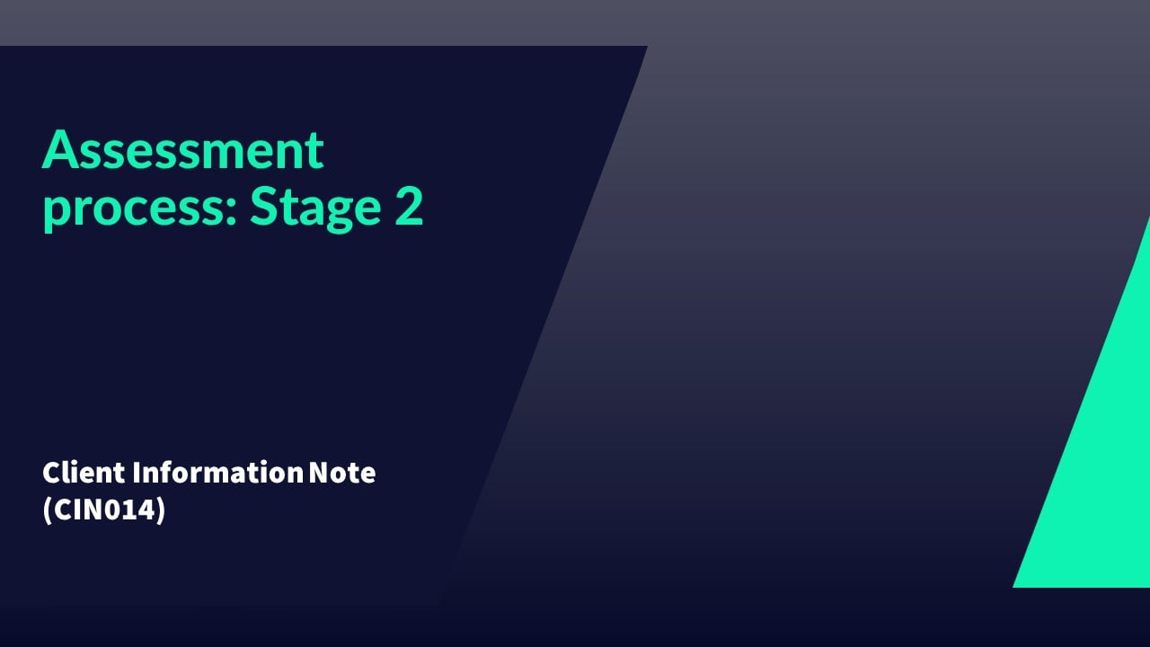 CIN014 JPG&nbsp;Assessment Process  Stage 2