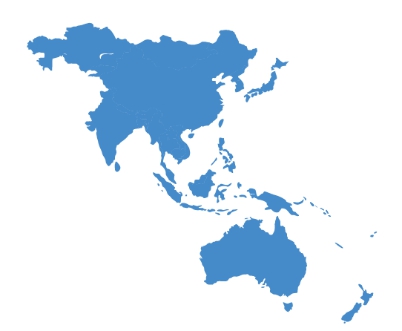 Asia and Australia Asia and Australia